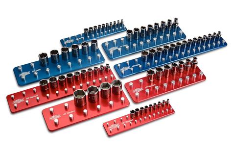 metal socket wrench boxes|aluminum socket organizer trays.